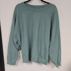Old Navy Sage Green Pullover Sweatshirt Size XXLT